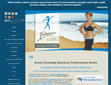 Tablet Screenshot of fitness-science.net