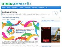 Tablet Screenshot of fitness-science.nl